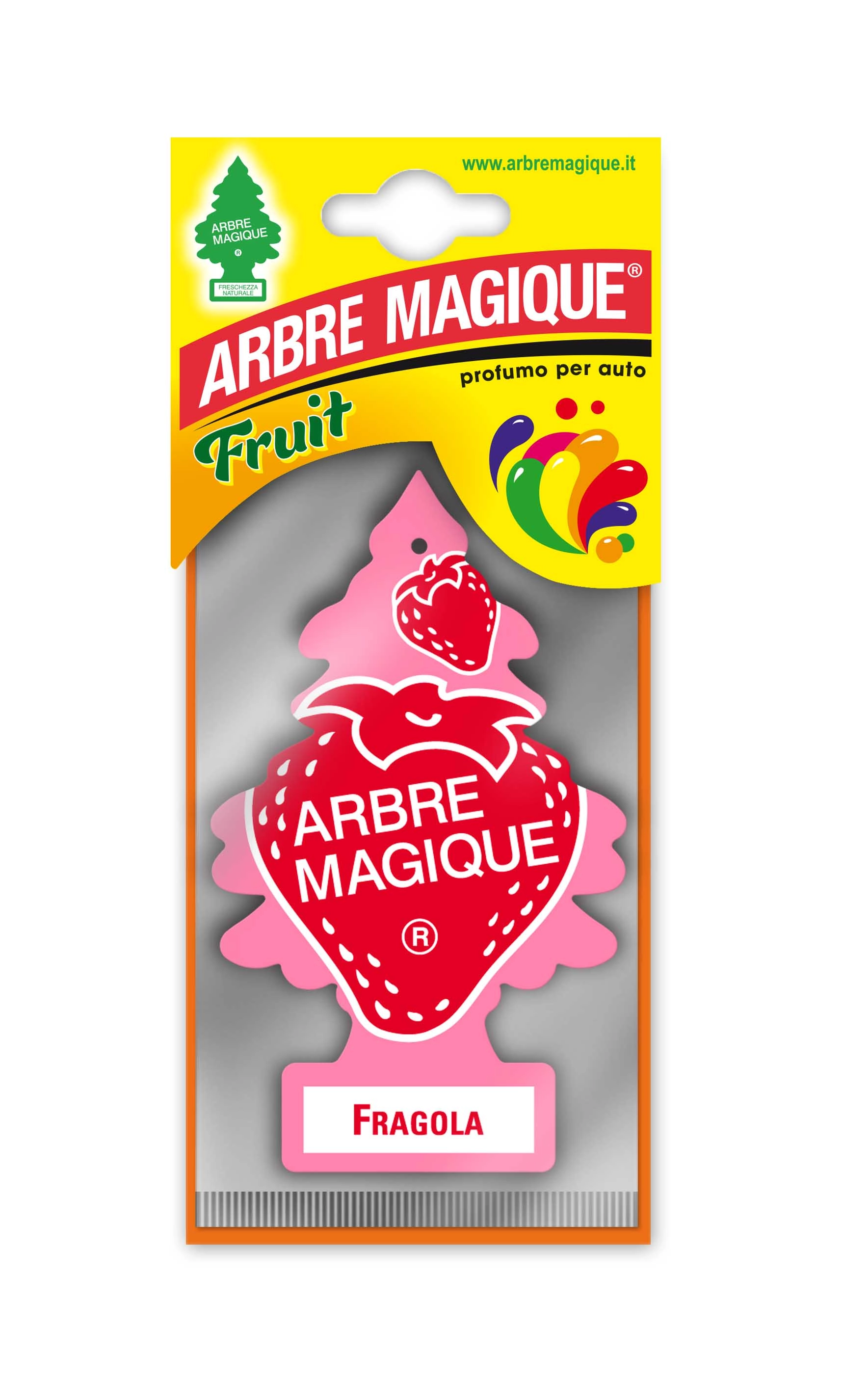 Deodorante auto Arbre Magique mono Fragola
