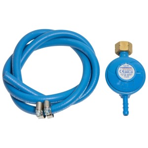Kit regolatore tubo fascette Campingaz attacco Italia