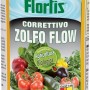 Florlis Zolfo Flow: Antifungino per piante. Bottiglia con scritta "Agricoltura Biologica".