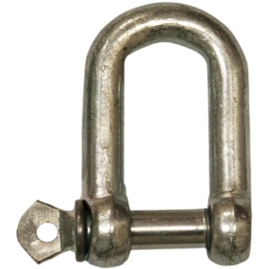 Grillo (t.b.t.) in metallo color argento, un moschettone per varie applicazioni.