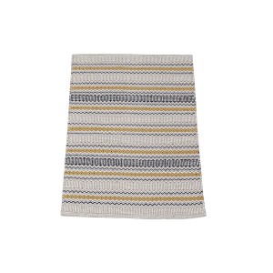 t.b.t. Stuoie con motivo beige, oro e nero.