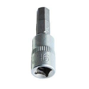 Bussola con inserto esagonale da 6 mm con attacco F 1/4"