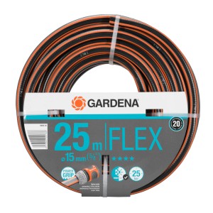 Gardena Flex tubo da giardino, 25 m, 15 mm. Tubo flessibile per irrigazione giardino.