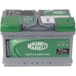 Batteria auto Magneti Marelli, 12V, 71Ah, per un'alimentazione affidabile.