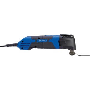 LUX Multitool E-MFW-23, 7 pezzi, blu/nero. Utensile multifunzione con lama.