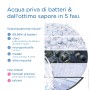 Grafica del filtro acqua t.b.t.: filtrazione a 5 fasi per acqua pulita e dal sapore ottimo.