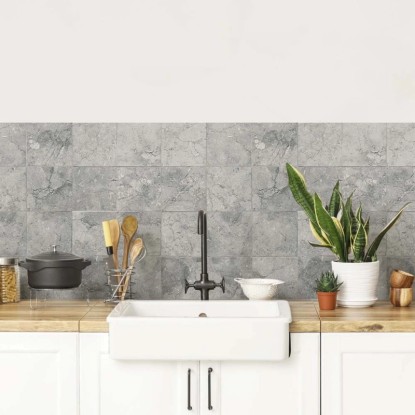 Paraschizzi Autoadesivo ignifugo Stone Tiles 260x60 cm