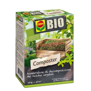 COMPO BIO Composter acceleratore per compostaggio da giardino, confezione da 1,8kg.