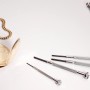 Set cacciaviti di precisione LUX, 6 pezzi, per lavori di avvitatura delicati.