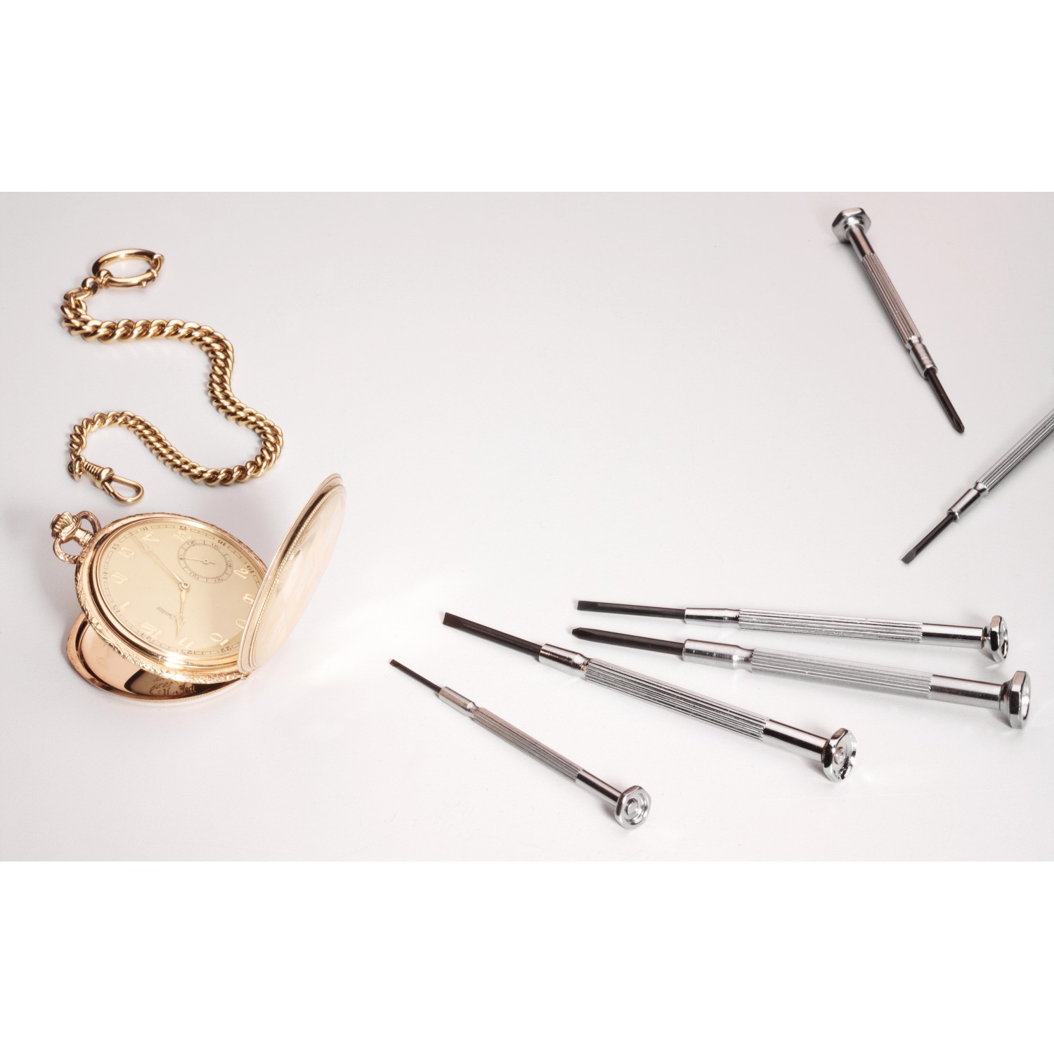 Set cacciaviti di precisione LUX, 6 pezzi, per lavori di avvitatura delicati.