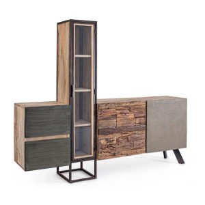 Credenza Manchester 193x380xh165 cm nero