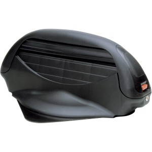 Box da trasporto nero t.b.t. per il trasporto sicuro di oggetti.