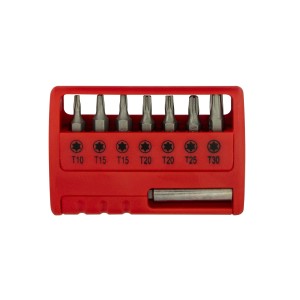 Set inserti cr-v con porta inserti Torx 8 pz