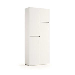 Armadio t.b.t. bianco con due ante e design minimalista.