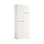 Armadio t.b.t. bianco con due ante e design minimalista.