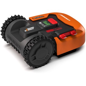 Robot rasaerba Worx Landroid S300, arancione e nero, per prati fino a 300 m².