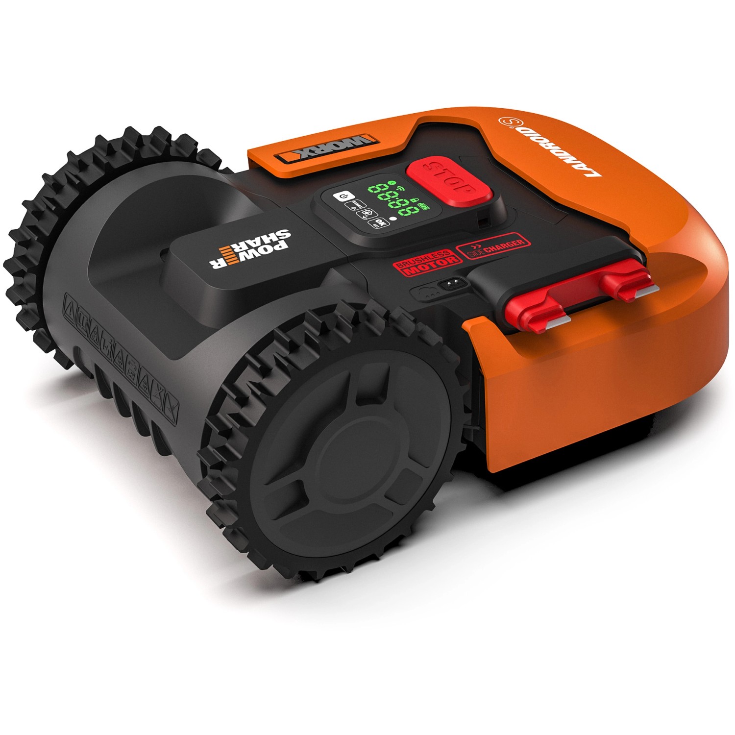 Robot rasaerba Worx Landroid S300, arancione e nero, per prati fino a 300 m².