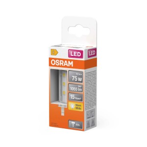 Lampadina LED R7S lineare Osram 1055 lm bianco caldo