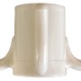 t.b.t. Supporto per ombrellone, plastica, bianco.