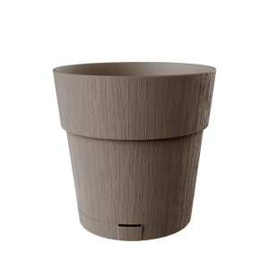 Vaso per piante plastica riciclata Tortora Ø 20 cm