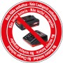 Simbolo: Nessuna batteria o caricabatterie inclusi con l'avvitatore a impulsi a batteria Einhell.