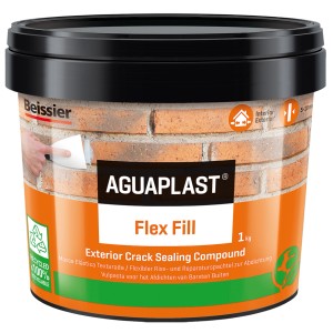AGUAPLAST Flex Fill in secchio: Stucco per interni ed esterni, ideale per stucchi.