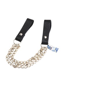 Catena per martello LUX con passante per cintura in pelle e catena nichelata per fissare i martelli.