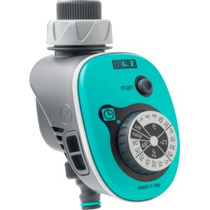 Irrigatore a programmazione per irrigazione giardino con timer.