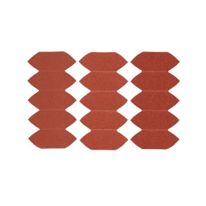 t.b.t. Fogli abrasivi per levigatrice multifunzione, marrone, set