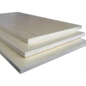 Pila di pannelli isolanti t.b.t., materiale isolante per l'edilizia.