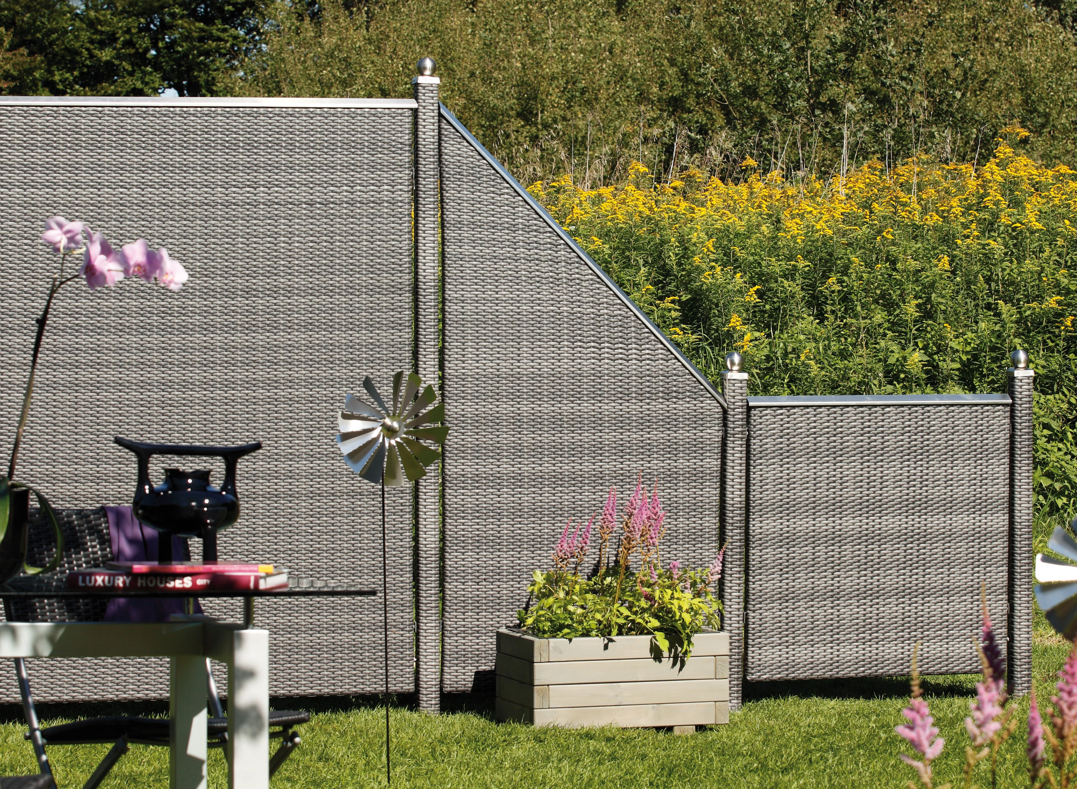 Frangivista per recinzioni Weave rettangolare 88x88 cm antracite