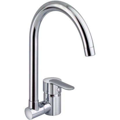 Rubinetto cucina monocomando ribaltabile cromo