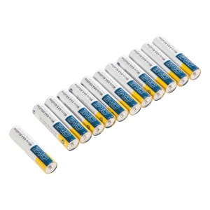 Confezione da 12 batterie CMI AAA, Micro Alcaline, 1.5V, ad es. per telecomandi.
