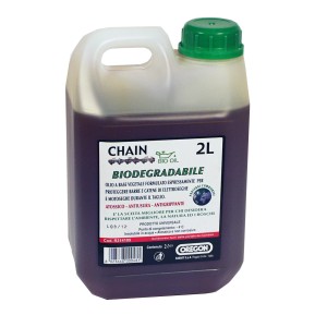 2L Olio catena bio per motoseghe, biodegradabile.