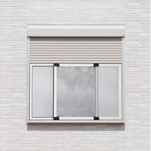 Zanzariera estensibile sottotapparella 50x70 cm grigio
