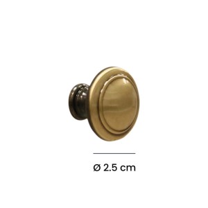Pomolo mobili zama Ø 25 mm bronzo