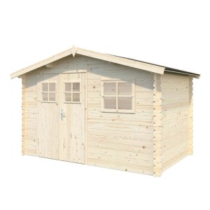 Casetta da giardino in legno Latina sp. 19 mm H217xL344xP221 cm