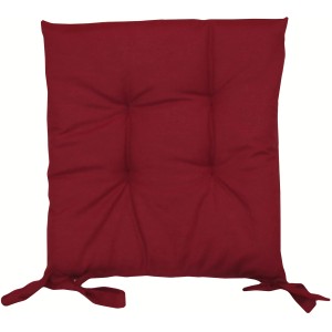 Cuscino per sedia t.b.t. bordeaux con lacci.