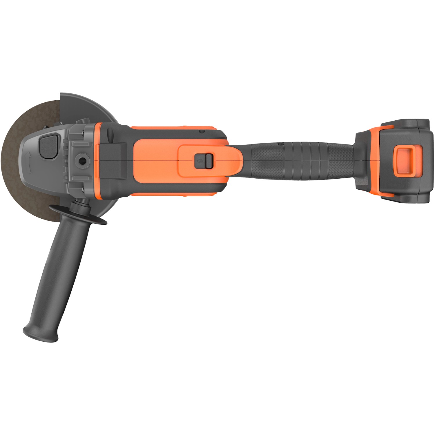 Black+Decker BCG720M1 smerigliatrice angolare a batteria, 18V, disco 125mm, con impugnatura ausiliaria.