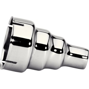 t.b.t. Ugello ad aria calda in metallo cromato.