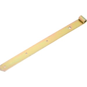 Bandella per cardine zincata gialla, 500 mm, per collegamenti mobili di porte e cancelli.