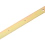 Bandella per cardine zincata gialla, 500 mm, per collegamenti mobili di porte e cancelli.