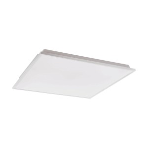 Plafoniera LED Eglo Herrora-Z bianca, quadrata, a sei luci per illuminazione smart.