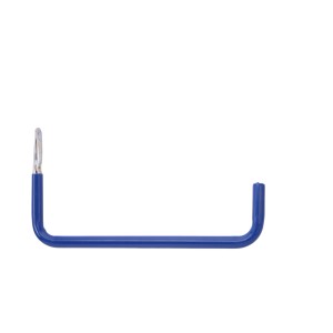 Gancio a muro blu t.b.t. per riporre gli attrezzi.