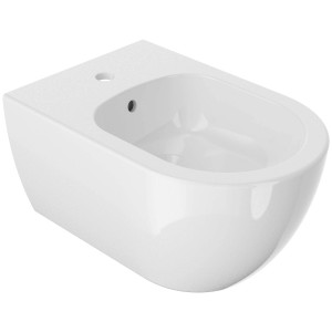 Bidet sospeso bianco di t.b.t. per il bagno.