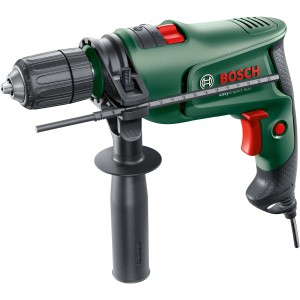Trapano a percussione Bosch EasyImpact 600 (600 W) con arresto di profondità, verde.