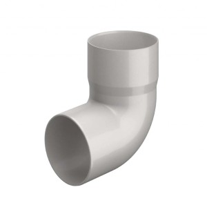 Curva in PVC First Plast CL87080N Ø 80 mm 87° grigio