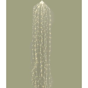 Cascata 200 miniLED bianco caldo 2 m