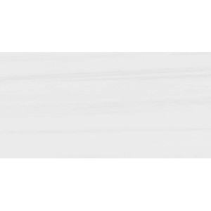 Piastrella per pavimenti bianca e chiara con marmorizzazione delicata.