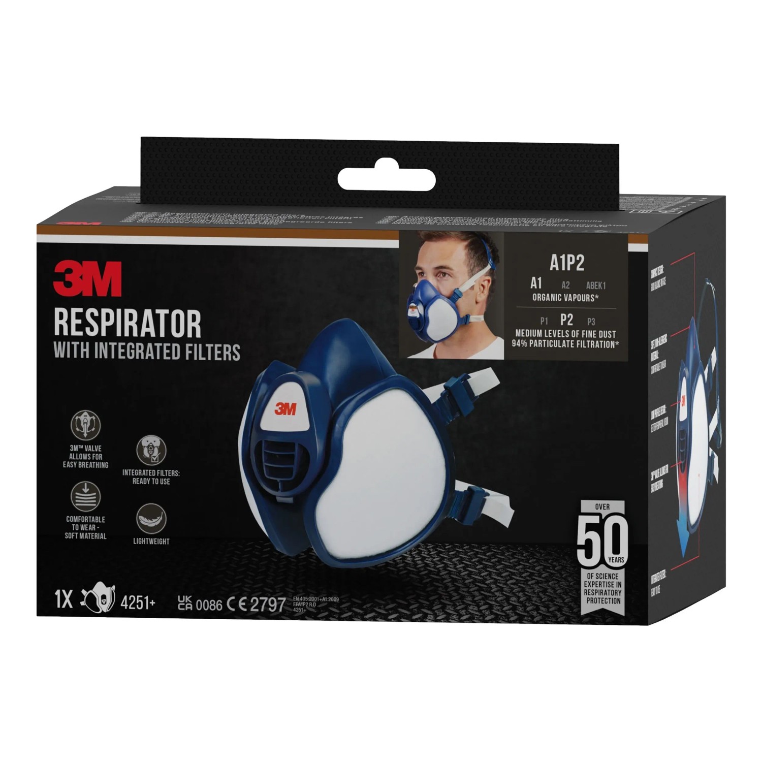 Semimaschera 3M per verniciatura a spruzzo riutilizzabile_7